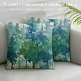 thumbnail image 3 of Shiartex Watercolor Dark Green Tree Pillow Covers  , Nature Themed Christmas Throw Pillow Covers Rustic Forest Pillowcase Decor for Indoor Outdoor Home Sofa Bedroom Living Room, 3 of 5