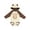 Natural & Brown w Ears, variant on I Love My Mommy Boys or Girls Long Sleeve Baby Bodysuit