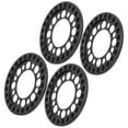 thumbnail image 4 of RC Wheel Rim Ring, Perfect Match Aluminum Alloy 4pcs 1.9 Beadlock Rings CNC Matching  For 1/10 RC Car Black, 4 of 8