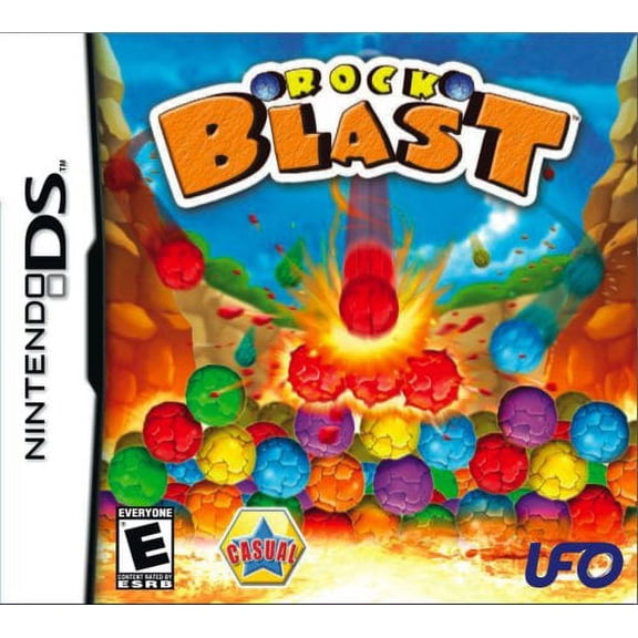 Rock Blast NDS - Shoot and destroy the rocks to save the village in this Nintendo DS Game