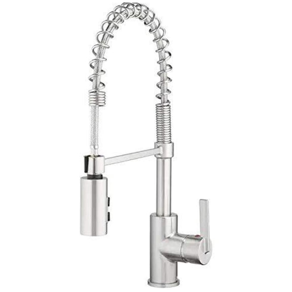 Project Source Brushed Nickel 1-Handle Deck Mount