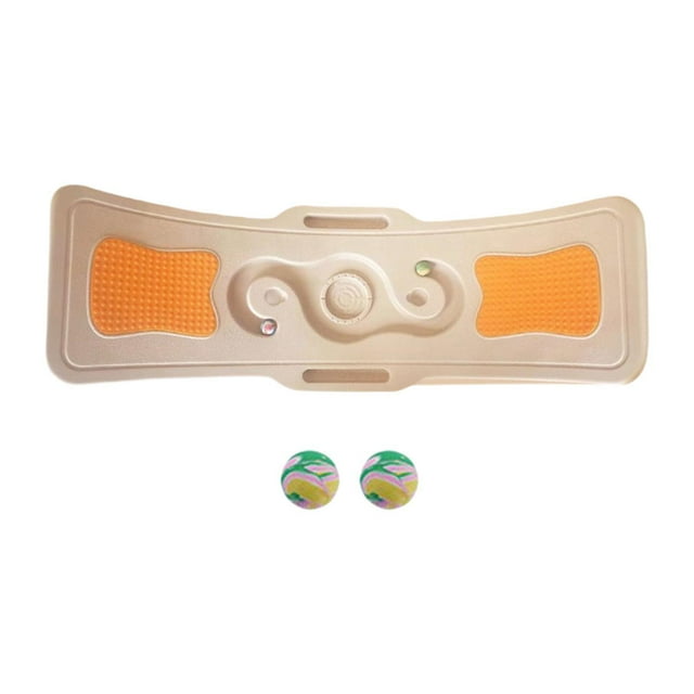 Tabla de equilibrio para niños con capacidad de carga de 90 kg, tabla de equilibrio moderna para ejercicios en casa Champán Naranja
