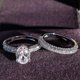 thumbnail image 1 of 2023 nuevos anillos de boda grandes de lujo de Color plateado para mujeres nupciales compromiso dedo fiesta regalo diseñador joyería R4428 Tan Jianjun unisex, 1 of 2