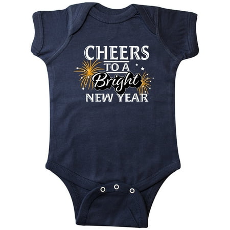 

Inktastic Cheers to a Bright New Year with Fireworks Gift Baby Boy or Baby Girl Bodysuit