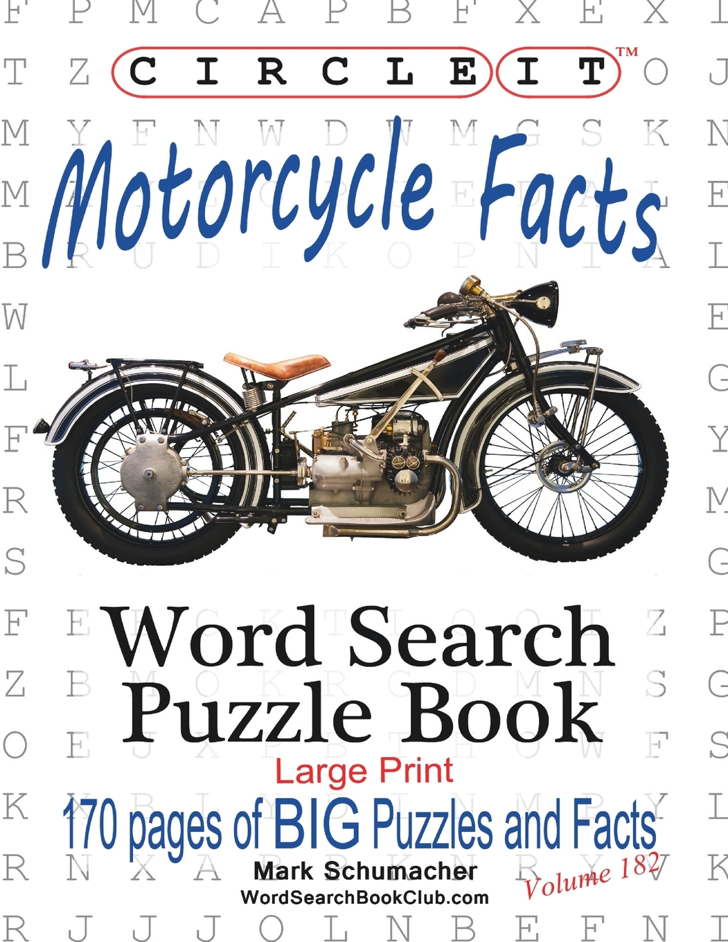 Circle It, Motorcycle Facts, Word Search, Puzzle Book (Paperback