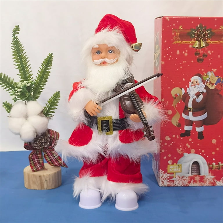 Dancing Singing Santa Claus with Saxophone, Christmas