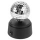 thumbnail image 3 of Rotating LED Strobe Ball Lamp with Glass Mirror Reflection, Portable Battery Powered Desktop Light for KTV, Bar, Party, Bedroom Use, Easy One Button, 3 of 4