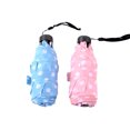 thumbnail image 2 of Compact Folding Umbrella,Cute Rabbit Art Smiling Dog,Easy Carrying Travel Rain Umbrella, Blue, 2 of 9