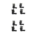 thumbnail image 3 of Kenally 4 Uds. Fabricación de precisión de plástico de pernos de bloqueo de palanca para una instalación segura tornillos de motocicleta Negro 2piezas, 3 of 6
