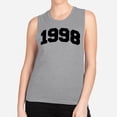 thumbnail image 2 of 1998 College Style Women's Muscle Tank 2X-Large Heather Grey, 2 of 5