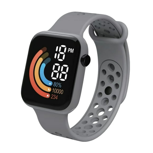 Hearth & Gear Student Children's Internet LED Electronic Watch Astronaut Square Electronic Watch Student Watch Function And Looking Student Watch A Cool Boys Watch Girls Ages 8-12 Gizmo Game Teenager
