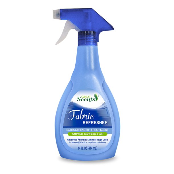 Great Scents Fabric Refresher. Removes bad Odors from all types of