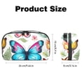thumbnail image 5 of Butterfly Travel Organizer Oxford Cloth Waterproof Storage Pouch Hard Drive Bags Computer Cable Organizer Power Plug Travel Organizer Small 5.9x9.44x3.14 in, 5 of 6