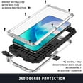 thumbnail image 6 of Galaxy S23 Plus Case for Samsung S23 Plus 5G, Allytech Built-in Screen Protector 360° Full Body Heavy Duty Rugged Dropproof Anti-Scratch Shockproof Stand Case for Samsung Galaxy S23 Plus, Silver, 6 of 8