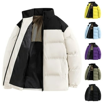 Ozark Trail Men's Big Men's Puffer Jacket with Hood, Sizes S-3XL