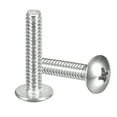 thumbnail image 1 of #8-32 x 3/4" Truss Head Phillips Machine Screws, Full Thread, 304 Stainless Steel, 50 Pack, 1 of 5
