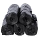 thumbnail image 1 of 5 Rolls Portable Garbage Rubbish Trash Bags With Handle for Home Office Kitchen (Black), 1 of 3