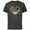 Charcoal, variant on Disney Princess Tiana Heart Kiss - Short Sleeve Cotton T-Shirt for Adults - Customized-Black