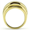 thumbnail image 3 of Luxe Jewelry Designs Women's Gold Ion Plated Traditional Band Style Ring - Size 5 (Pack of 3), 3 of 4