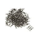 thumbnail image 4 of fastboy 100 Pcs Émerillons de Pêche Flexible en Acier Inoxydable Baril Roulant Connecteur de Protection Pivotant Accessoire de Matériel Composant à Enclenchement 12#, 4 of 8