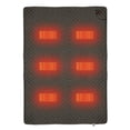 thumbnail image 1 of Manta de calefacción eléctrica con 6 zonas de calefacción, saco de dormir con almohadilla calentada por USB de 5V, 180x150cm, para casa, oficina, coche, Camping y Pesca, 1 of 4