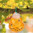 thumbnail image 3 of (Naranja, 2 unidades) Trampa para avispas para colgar al aire libre, trampa para avispas, trampa para abejas, atrapa-insectos para disuadir avispas al aire libre, no tóxico reutilizable, 3 of 5