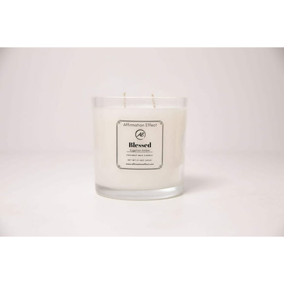 Affirmation Candle - Egyptian Amber 17.5 oz