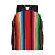 thumbnail image 1 of Disketp Mexican Serape Blanket Stripes Mochila Unisex de Apertura Lateral Completa, Mochila para Laptop para Escuela, Trabajo y Viajes, 1 of 8