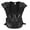 Black, variant on YAHHU Children Riding Chest Back Protector Skating Reflective Guard Vest Adjustable Jackets, Orange Black, L