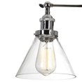 thumbnail image 3 of Aplique de Pared CWI Lighting Eustis 18 cm Níquel Pulido, 3 of 8