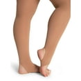 thumbnail image 2 of Capezio Ultra Soft Self Knit Waistband Stirrup Tight, 2 of 4