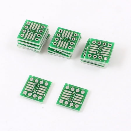 UPC: 0702105537091 | 15 x SMD 0.65mm Pitch to 1.27mm Pitch IC DIP PCB Board Adapter Socket Plate