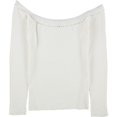 thumbnail image 2 of Suéter GUESS Pointelle para mujer blanco grande, 2 of 2