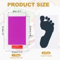 thumbnail image 2 of Uxcell Inkless Handprint and Footprint Kit, 4x7 Inch Mess Free Pet Paw Print Kit 1 Rose Red Inkless Print Pads + 4 Imprint Cards Clean Touch Ink Pad for Keepsake Gift and Pets Imprint, 2 of 7