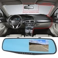 thumbnail image 3 of Backup Camera, 4.3 Inch Mirror Dash Cam 1080P HD Dual Lens Anti Glare Parking Monitor Smart Rearview Mirror Camera, 3 of 7