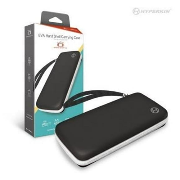 Hyperkin M07415-BKWH Eva Hard Shell Carrying Case for Nintendo, Black & White