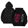 thumbnail image 3 of SIYUDAN Women's Sweatshirts Hoodies Christian Sweatshirt Letter Print Christian Sweatshirt Oversized Women Hoodies Pullover Womens Fall Fashion 2025 Streetwear, 3 of 5