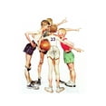 thumbnail image 2 of Art.com Four Sporting Boys: Basketball Giclee Print by Norman Rockwell, 18" x 24", 2 of 4