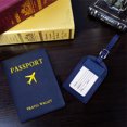 thumbnail image 3 of Funda de tarjeta de bloqueo de titular de pasaporte unisex para billetera de tarjeta de identificación de crédito de viaje FLhrweasw Nuevo, 3 of 8