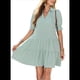 thumbnail image 3 of Vestido Plisado de Corta para Mujer, Verde , Talla XL, 3 of 8