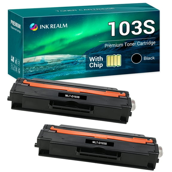 Cool Toner Compatible Toner for Samsung 103L MLT-D103L ML-2955ND 2955DW 2950ND SCX-4729FW 4729FD Printer (Black, 2 Pack)