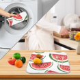 thumbnail image 3 of Yayeee Dish Drying Mat for Kitchen Counter 16" x 18" Microfiber Super Absorbent Coffee Decorative Pad, Cute Watermelon, 3 of 9