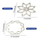 thumbnail image 3 of Tapete de Acero Inoxidable para Ollas, Tapete Aislante Térmico Home Snowflake, Tapete Expandible para Ollas de Arena, Tapete a Prueba de Quemaduras, Tapete para Platos, 3 of 6