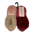thumbnail image 2 of Joyspun Women's Knit Slipper Socks, 2-Pack, Size 4-10, 2 of 7