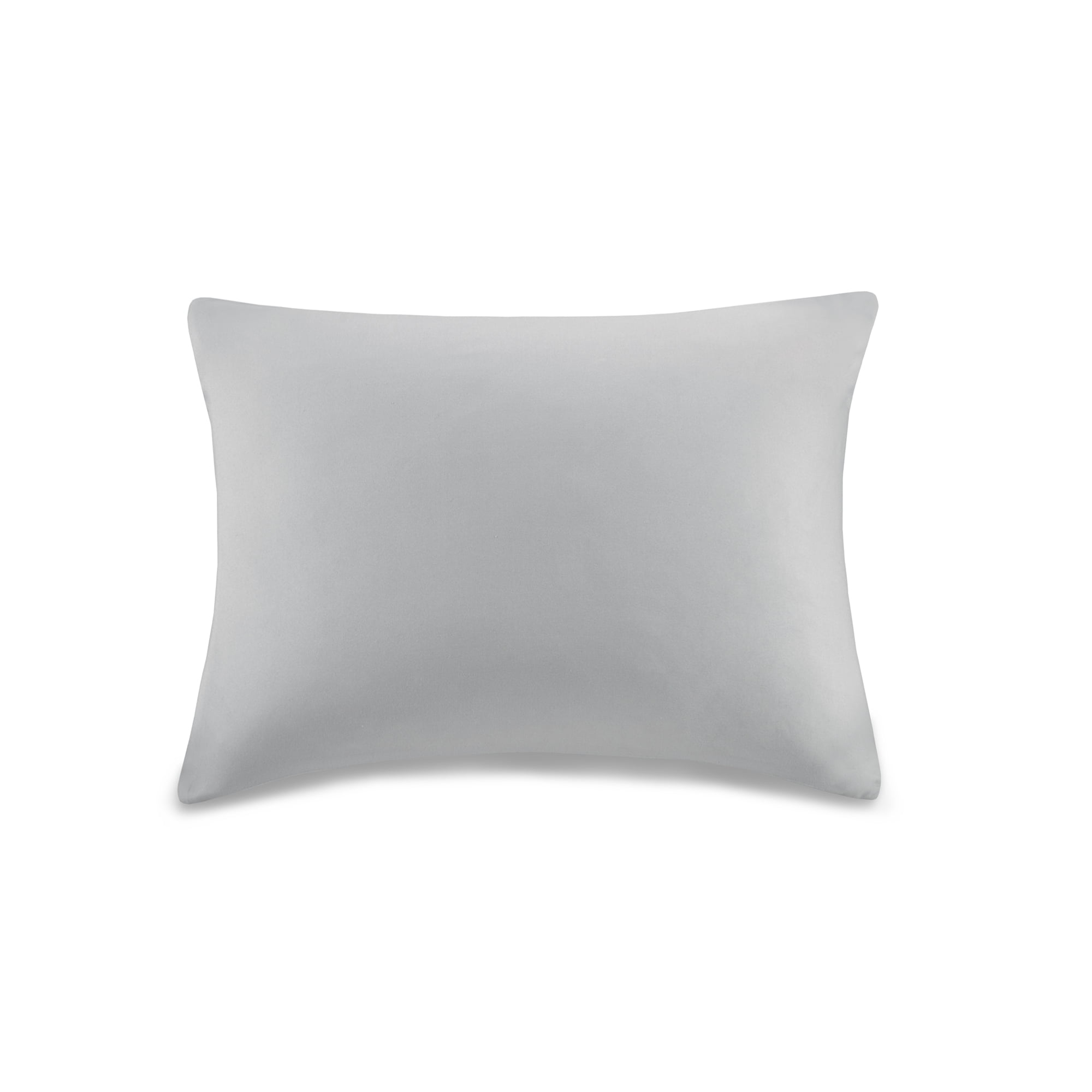 Gray Travel Pillow Cover Case 14”X 20” Pillow Zipper Pillowcase AllerEase New #z 