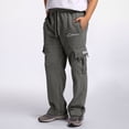 thumbnail image 2 of Valora Men's Casual Pants for Everyday Comfort and Athletic Wear – Breathable LooseFit Fitness Trousers with Drawstring Waist Solid Color Pockets and Cozy Gray 2 3XL, 2 of 8