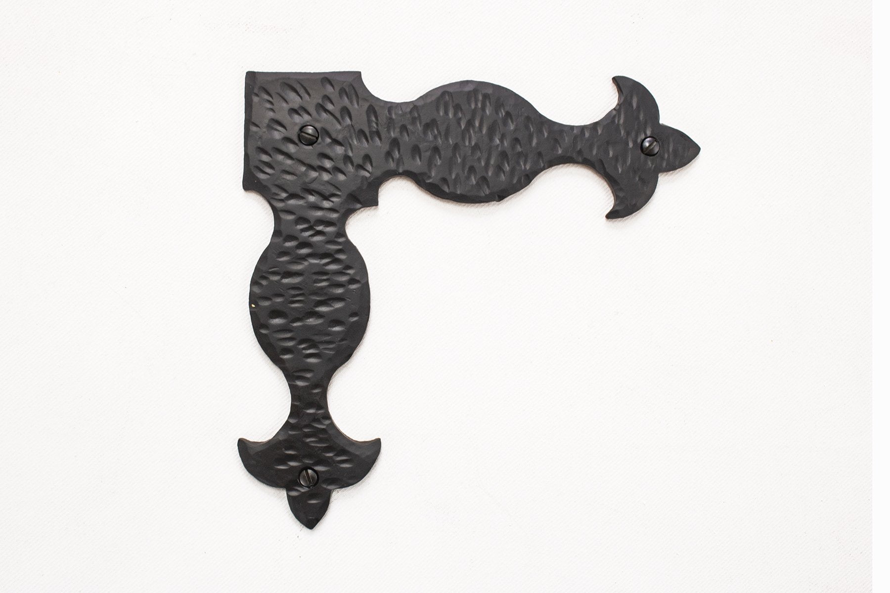 6 75 Quot Hand Forged Spear L Corner Bracket Brace For Barn Doors