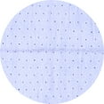 thumbnail image 1 of Ahgly Company Machine Washable Indoor Round Solid Blue Modern Area Rugs, 7' Round, 1 of 4