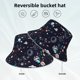 thumbnail image 2 of Fotbe Galaxy2 Sombrero Tipo Pescador con Estampado – Sombrero de Sol de Algodón de Moda para Playa, Golf, Pesca, 2 of 6