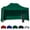 Green, variant on Red 10x15 Instant Canopy Tent and 4 Side Walls - Commercial Grade Aluminum Frame with Water-Resistant Canopy Top and Sidewall - Bag and Stake Kit Included (5 Color Options)